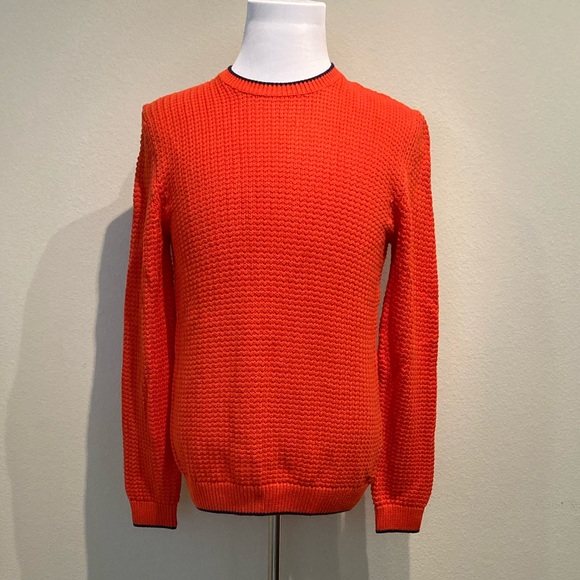Denim & Flower Men's Knitted Crewneck Sweater - Picture 1 of 6